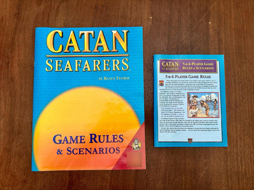 Jogo Seafarers Of Catan C/ Expansão Para 6 Jogadores Usado
