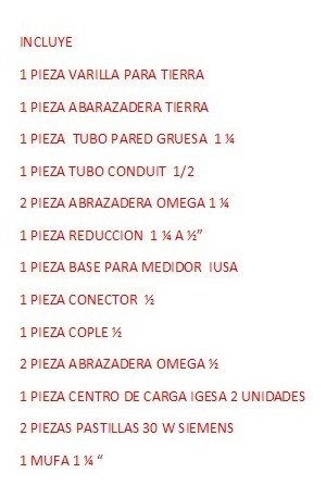 Imagen 2 de 2 de Kit Acometida 110