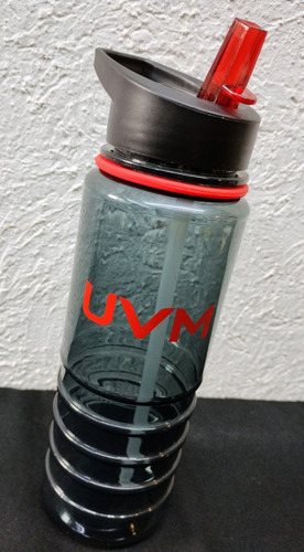 Cilindro De Agua Uvm Con Popote Promocional 750ml 