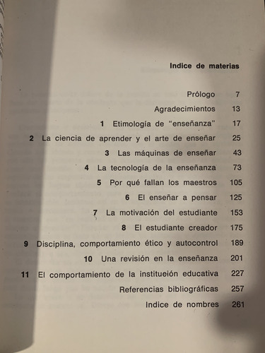Tecnologia De La Enseñanza B J Skinner