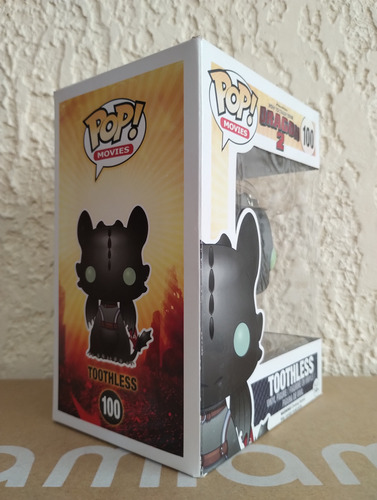 Funko Pop Toothless #100 Chimuelo Como Entrenar A Tu Dragon (Usado)