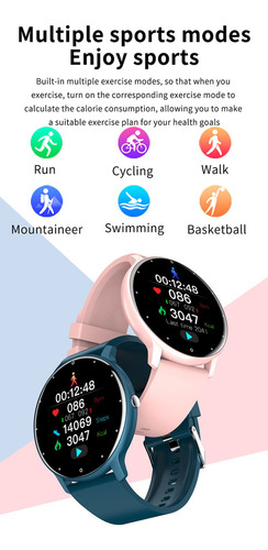 Reloj Inteligente Deportivo Para Hombre Y Mujer, Pantalla