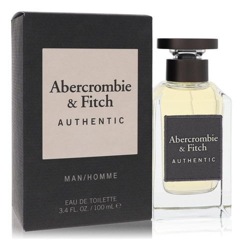 Edt 3.4 Onzas Authentic Por Abercrombie & Fitch Para