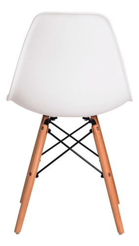 Imagem 5 de 5 de Cadeira Eiffel Eames Base Madeira Várias Cores