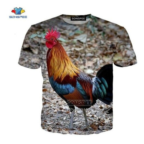 Impresión 3d Animales Gallina Polla Gallo Pollo T-shirt