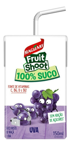 Suco Maguary 100% Suco Fruit Shoot Sabor Uva 150ml