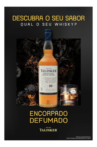 Whisky Talisker 10 anos 750ml