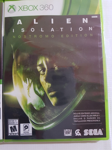 Alien Isolation Usado Bien Cuidado 2 Discos.