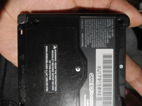 Game Boy Advance Sp Onyx Un Brillo Negro (Usado)