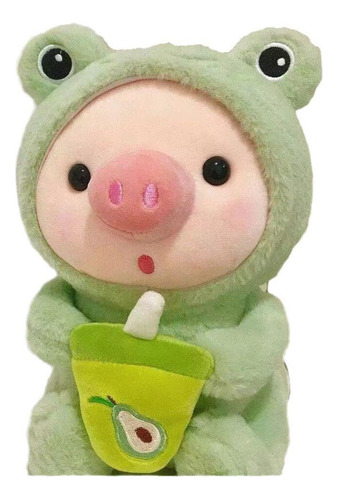 Mz Peluche De Cerdo De 10 Pulgadas Disfrazado De Rana,