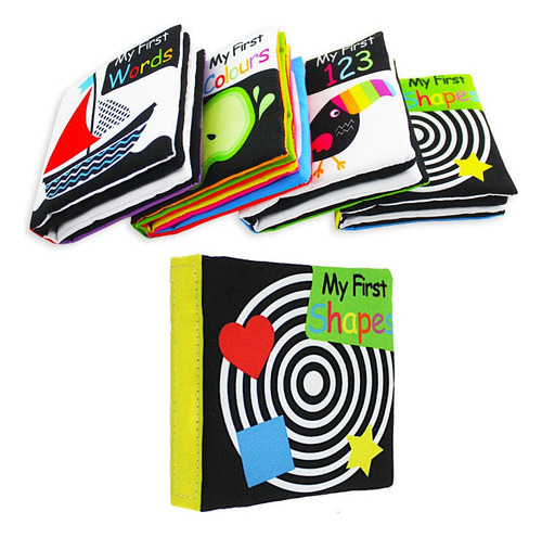 A Libro De Tela Suave De Estimulación Sensorial Visual For