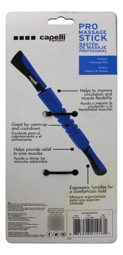Muscle Roller Stick Rodillo De Masaje Bastón Entrenamiento Color Azul