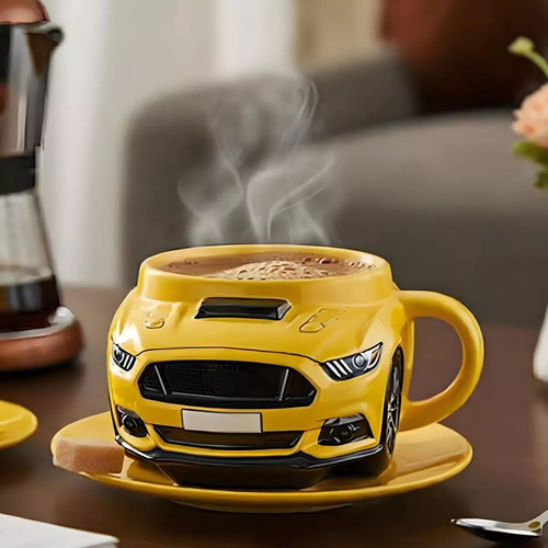 Taza De Café De Cerámica Hecha A Mano En Forma De T Con Form