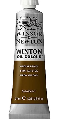 Pintura Al Óleo Winsor Y Newton Winton, Tubo De 37 Ml, Siena