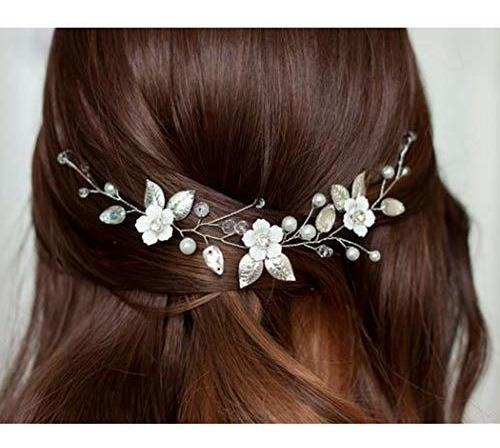 Diadema Para Novia Unicra Bride Flower Wedding Hair Vine Lea 