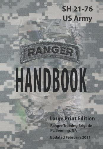 Us Army Ranger Handbook Sh21-76 Updated February 2011 Large Print Edition, De United States Army Infantry School. Editorial Red Bike Publishing, Tapa Blanda En Inglés