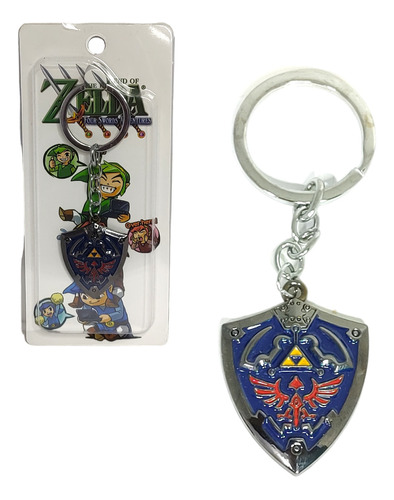 Llavero Metal Escudo Hyliano Link The Legend Of Zelda 