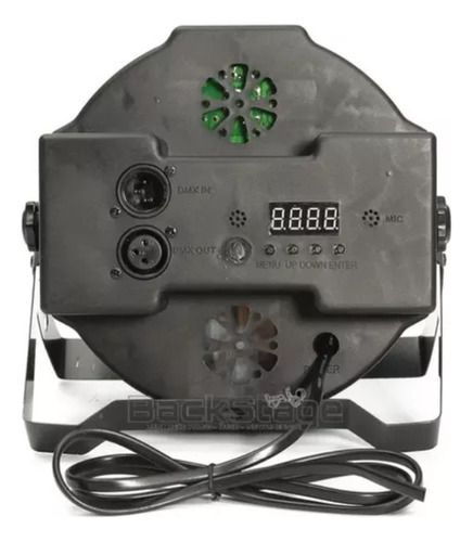 6 Canhão Refletor Led Par 64 Rgb Triled 36 Leds 3w Dmx