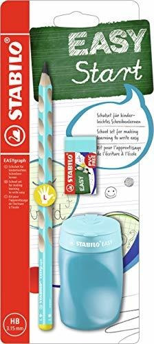 Sacapunta - Easygraph School Set Azul Para Zurdos - Lápiz St