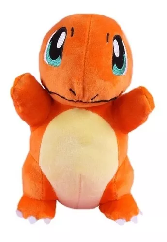 Almofada Pokémon Charmander Fogo Aveludada Quadrada 40cmX40cm