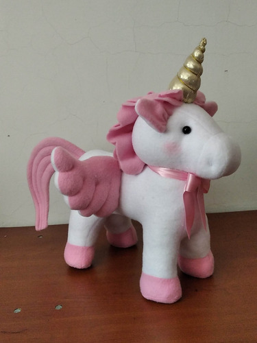 Peluche De Unicornio Grande Niña O Niño.juguete. Mide 40 Cm