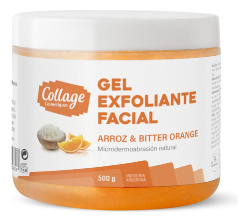 Gel Exfoliante Facial Arroz Y Bitter Orange Collage 500g 