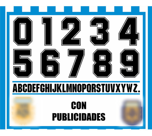 Vectores, Numeros. Compatible Con Argentina 1986/1990