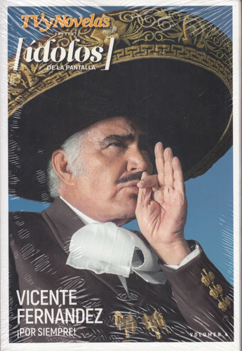 Revista Tv Novelas Idolos De La Pantalla Vicente Fernandez