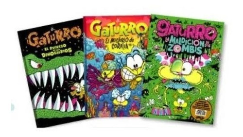 Pack Gaturro Comic 1 (3 Comics) - Dinosaurios + Coralia +1