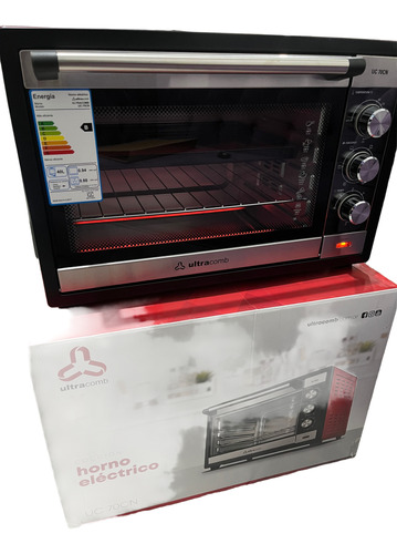 Horno Eléctrico Ultracomb 70 Litros Rojo