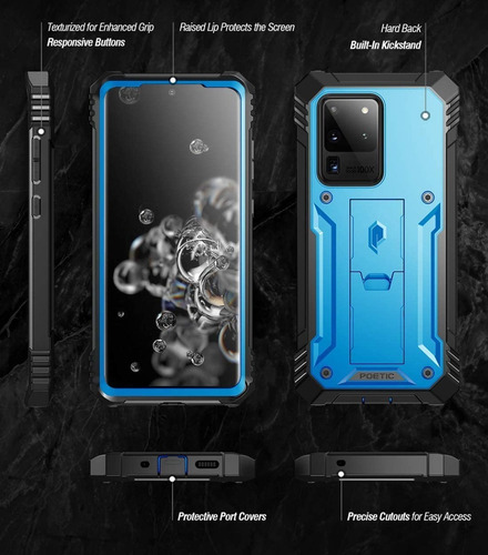 Forro Original Poetic Samsung Galaxy S20 Ultra Tipo Otterbox