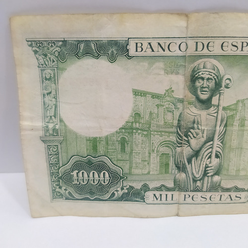 Antiguo Billete 1000 Pesetas España 1965 Pick 151