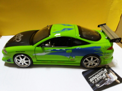 Miniatura Velozes E Furiosos. Mitsubishi  Eclipse 1995. 1:24