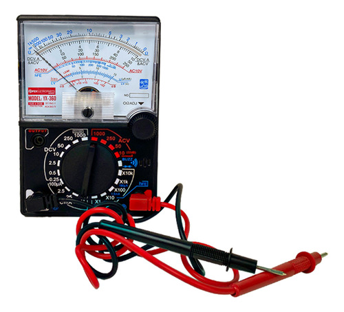 Multímetro Yx 360 C/ Bipe Cabo Multi Teste Analógico