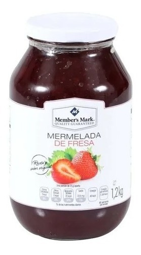 Mermelada De Fresa Member's Mark® Frasco Grande De 1.2 Kg