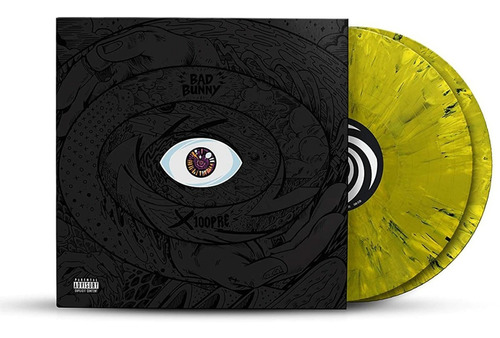 Bad Bunny X100pre Vinyl Doble Amarillo Nuevo