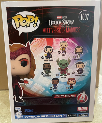 Funko Pop Scarlet Witch #1007 Bruja Escarlata (Usado)
