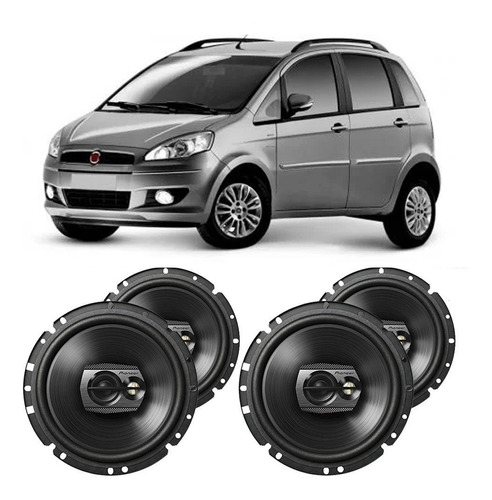 Kit Alto Falante Fiat Idea 2011 A 2013 Pioneer 200w Rms