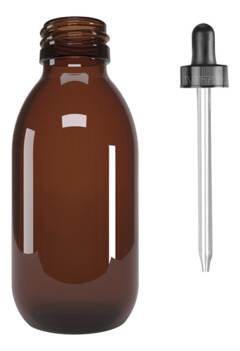 Frasco Gotero Pipeta Envase Vidrio Ambar 125 Ml 60 Pzs