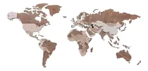 Comprar Mapa Del Mundo Mapamundi 3d En Mdf 120 Cm X 70 Cm Decorativo