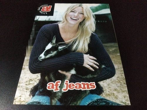 (pf033) Publicidad Af Jeans * Nicole Neumann