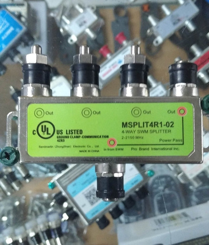 Splitter De 4 Vías Ncm Alta Frecuencia (5-2300 Mhz)
