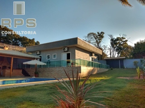 Imagem 4 de 23 de Chácara Para Venda-jchácara Nova Em Atibaia Com 03 Dormitórios Sendo 03 Suítes, Cozinha Americana, Sala 02 Ambientes, Piscina,estância Brasil-atibaia - Ch00110 - 69842494