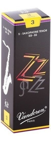 Vandoren Sr423 Tenor Sax Zz Reeds Strength 3; Caja De 5