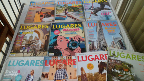 Revista Lugares, Colección Año 2014, 10 Números