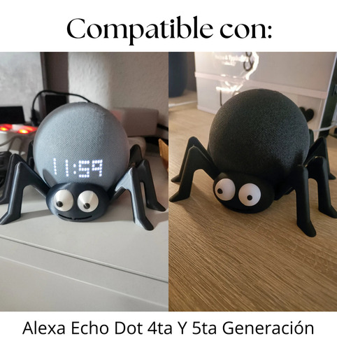 Soporte Alexa Echo Dot 4ta Y 5ta Generación Negro