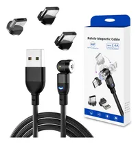 Comprar Cable Magnetico 540° De 2 Metros + Conectores En Oferta