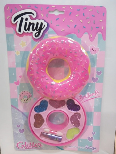 Set De Maquillaje Dona Glitter Tiny 3053