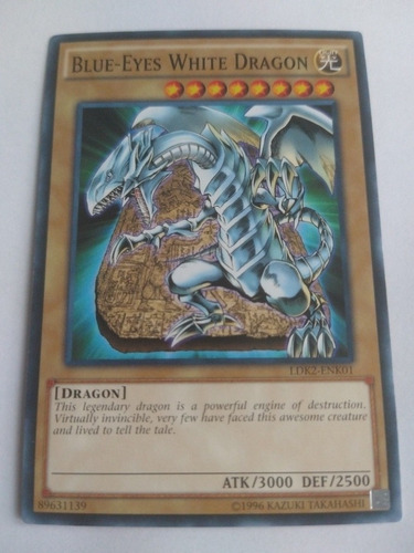 Blue Eyes White Dragon Ojos Azules Común Yugioh