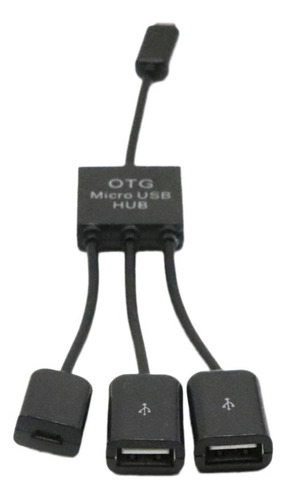 3 En 1 Micro Usb Otg Hub Adaptador De Cable Para Android
